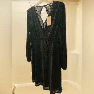 Nice black long sleeve dress